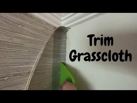 Trim Thibaut Grasscloth In Inside Corners - Spencer Colgan