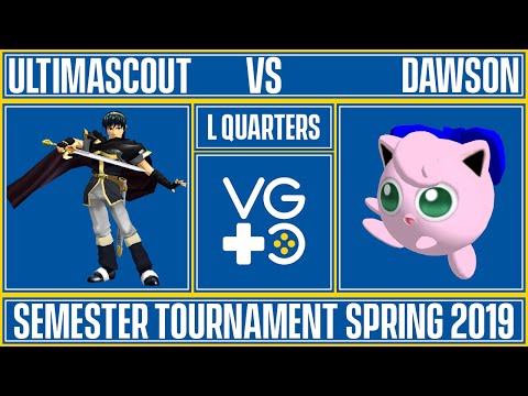 UD Semester Tournament Spring 2019 - Singles - L Quarters - UltimaScout (Marth) vs. Dawson (Puff)