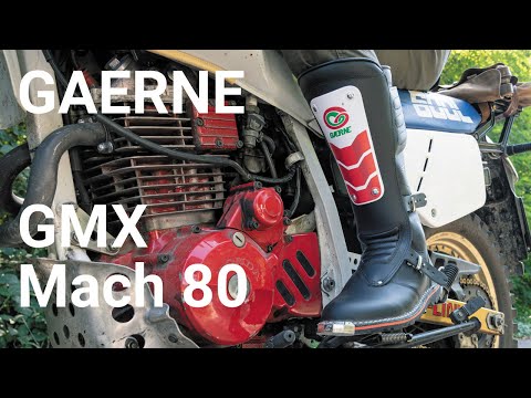 Gaerne GMX MACH 80 schwarz Retro-Style-MX-Stiefel