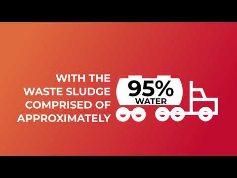 Solid waste removal with Geotube