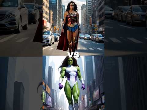 Who Can Beat Wonder Woman? Fight Battle (vs She-Hulk, Supergirl, Scarlet Witch & Woman Superheroes)