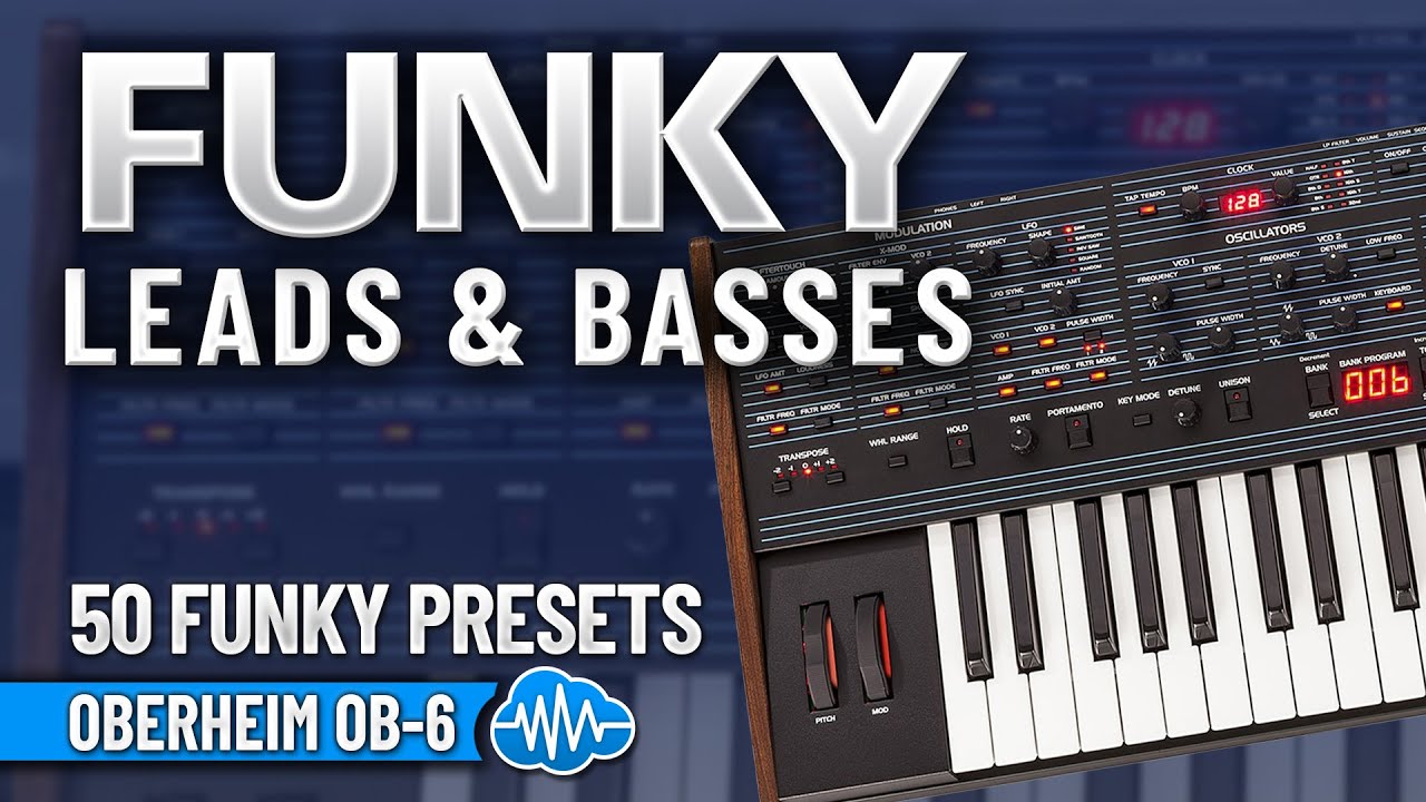 APL015 - Funky Leads & Basses - Sequential OB-6 ( 50 presets ) - Video Preview 1