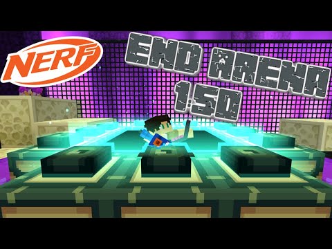 Minecraft NERF World End Arena Speedrun 1m 50s 133ms