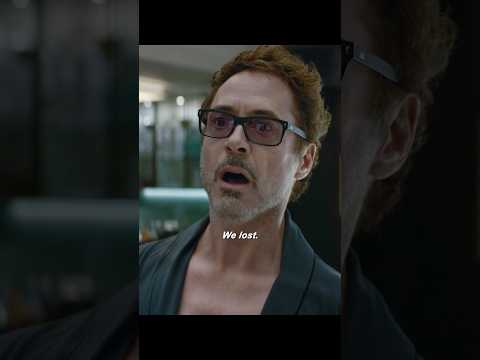 It turned out that Tony had already known the ending... 🙏🏻 #ironman #robertdowneyjr #avengers