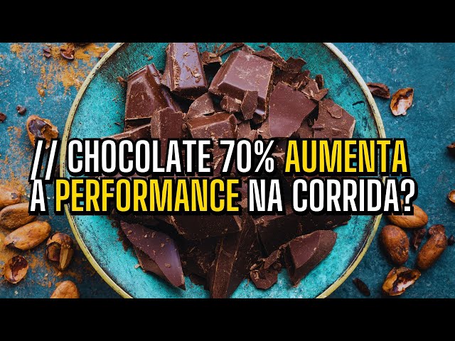 Chocolate 70% aumenta a performance na corrida?