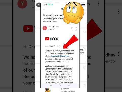 Facts Channel 👉 3 unhidden Problem ( Channel Delete होने से बचाओ ) #ytshorts #shorts