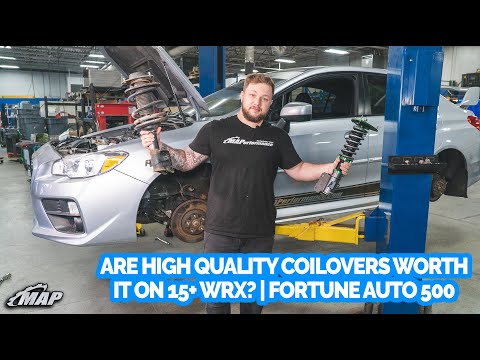 Installing Fortune Auto 500 Series Coilovers | Our Shop 15+ WRX