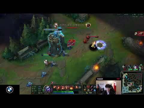 Chinese Qiyana with the turret dive on to Faker...
