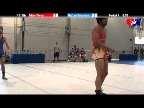 Adam Fierro vs. Marcus Bausman at 2013 Junior Nationals - FILA - FS