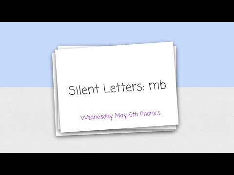 Silent Letters: mb