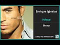 Enrique Iglesias - Héroe Lyrics English Translation - Spanish and English Dual Lyrics  - Subtitles