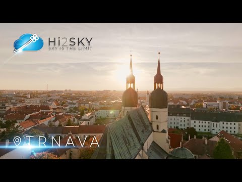 Sunset above Trnava | 4K
