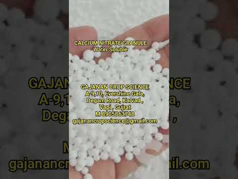 Calcium nitrate water soluble fertilizer