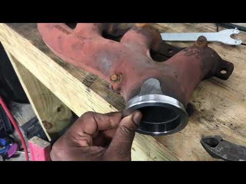 DIY TURBO MANIFOLD FROM STOCK CAST MANIFOLDS