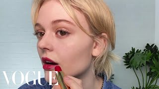 Emily Alyn Lind Reveals Her 7-Step Guide to a Perfect Red Lip | Beauty Secrets | Vogue