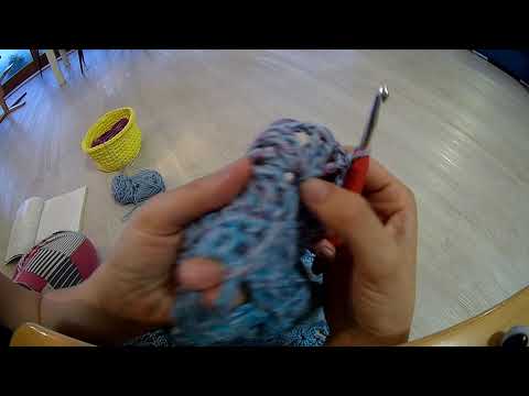 Mandala brezrokavnik, 26. krog, goste petlje in verižne zanke