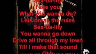 Rihanna - Sexuality with Lyrics on Screen