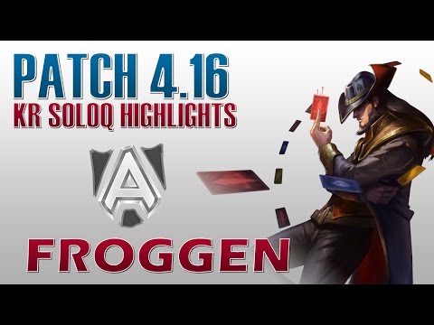 Alliance Froggen - Twisted Fate vs Akali - KR SoloQ Highlights