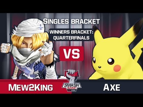 Mew2King vs Axe - Melee Singles: Upper Bracket - Smash Summit Spring 2017