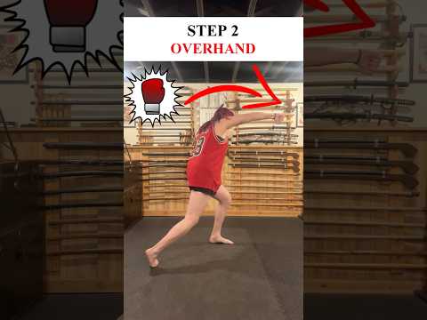 How To Do a BOXING FEINT + OVERHAND 🥊 #Shorts #Boxing #MMA