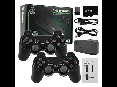 Retro Game Stick lite 4k 2023, Emulation Console from AMAZON, unboxing, Review & Gameplay