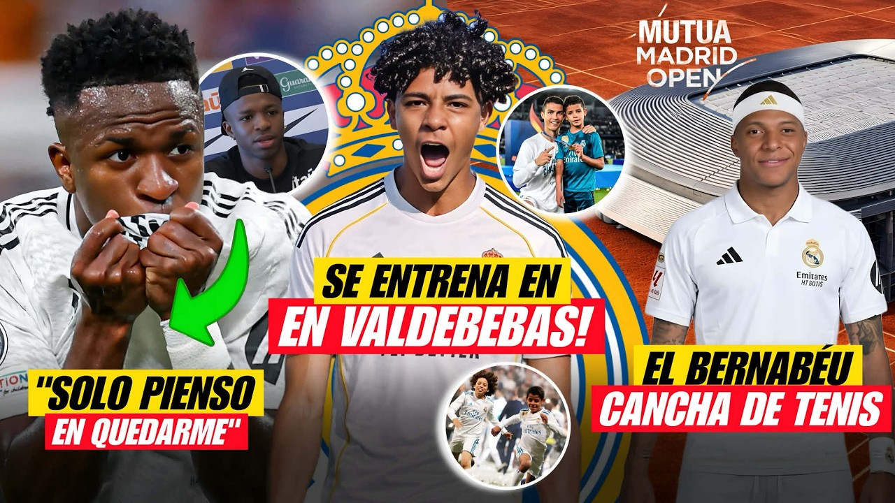 ¡LA VERDAD DE CRISTIANO RONALDO JR EN VALDEBEBAS! | VINICIUS SE QUEDA | EL BERNABEU CANCHA DE TENIS