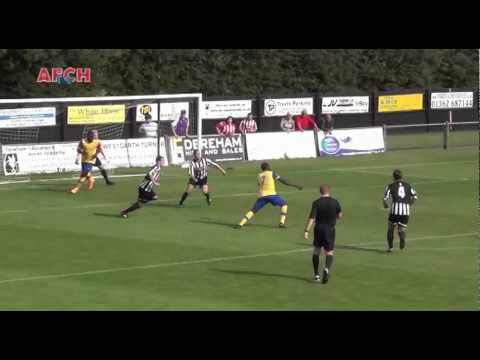 Dereham Town 0 AFC Hornchurch 3 (15 Aug 15) - Second Joseph goal