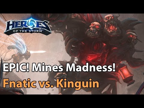 ► EPIC Heroes of the Storm Gameplay: Fnatic vs. Kinguin (Haunted Mines)
