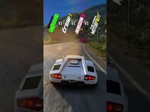 The Crew Motorfest VS Horizon 5 VS NFS Unbound VS The Crew 2 - Lamborghini Countach