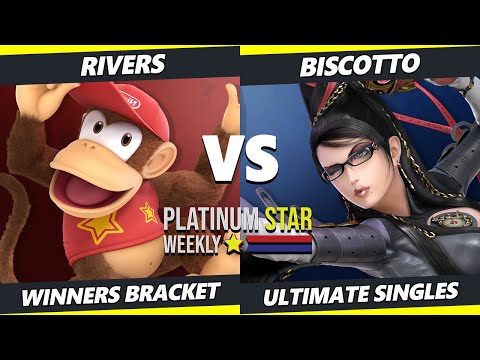 PSW S15:W11 - Rivers (Diddy Kong) Vs. Biscotto (Bayonetta) SSBU Ultimate Tournament