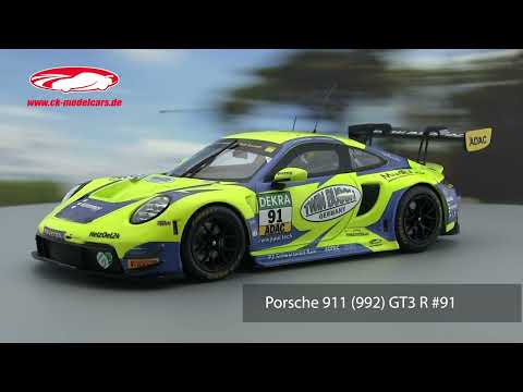 Ixo 1:18 Porsche 911 GT3 R #91 ADAC GT Masters 2024 J. Kapfinger