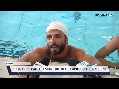 2021-07-29 PRATO - PISCINA DI S.PAOLO, ESIBIZIONE DEL CAMPIONE LORENZO BINI