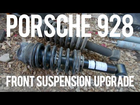 Upgrading Early Porsche 928 front Suspension to Later 928 Adjustable Suspension.