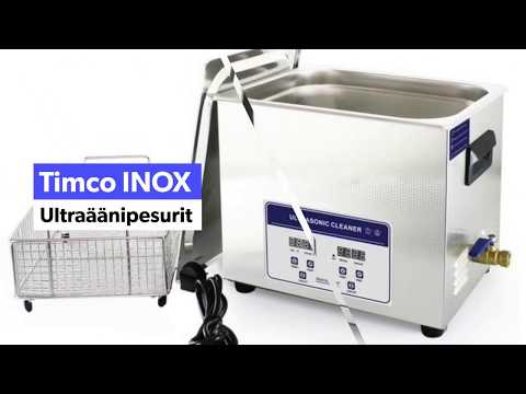 Ultraäänipesuri 15L Timco INOX (myös teollisuuskäyttöön)