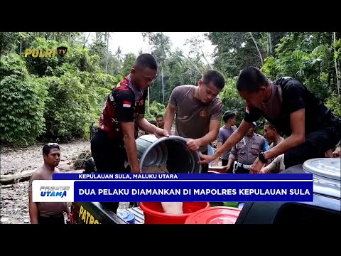 POLRES KEPULAUAN SULA AMANKAN TEMPAT PEMBUATAN MINUMAN KERAS