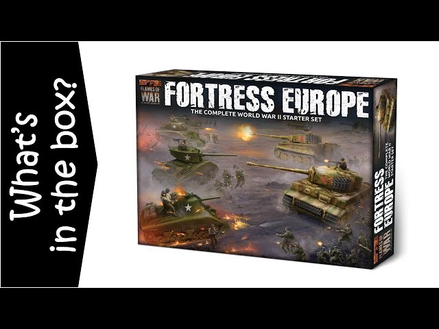 Vídeo relacionado con Flames of War - Fortress Europe - Juego de iniciación - FWBX16