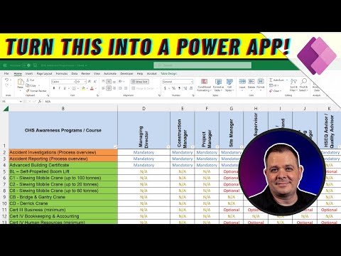 Easy Conversion of Spreadsheets into Power Apps