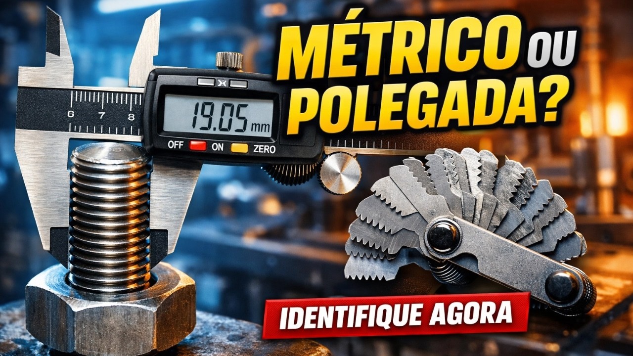 Como medir e identificar a rosca e o passo do parafuso