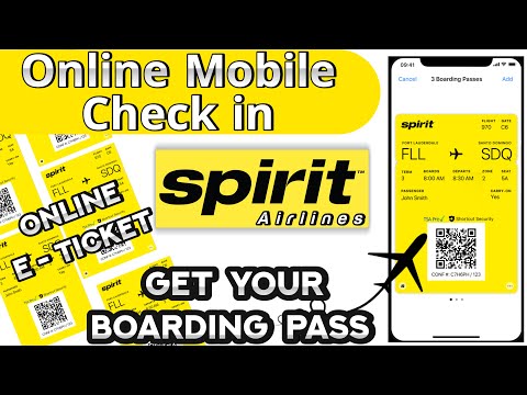 How to Check in Spirit Airlines Boarding pass | Spirit Airlines Mobile Apps for Making BOARDiNG PASS