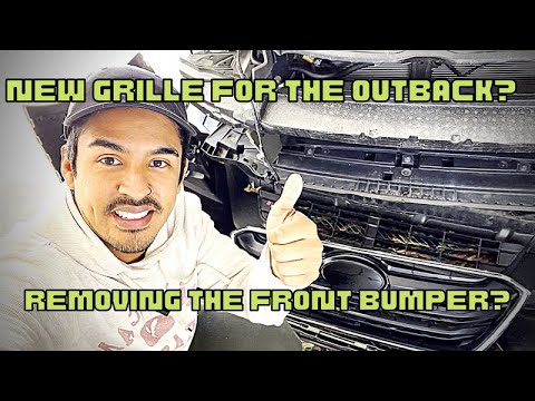 CHANGING OUT THE GRILLE ON MY 2022 SUBARU OUTBACK! #install #diy #subaru