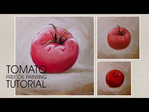 Tomato The Oil Painting Techniques tutorial series - Wet on wet - multilayer style