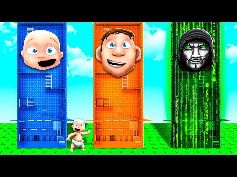 Smarty vs Daddy vs HACKER TROLL TOWERS!