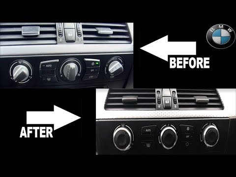 BMW e60 Pre LCI to LCI AC control knob $5 upgrade