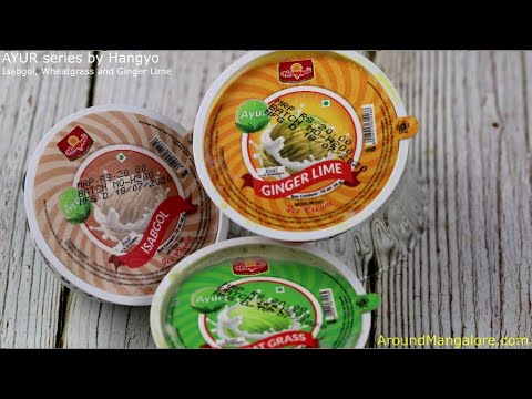 AYUR series by Hangyo - Isabgol, Wheatgrass and Ginger Lime Ice Cream