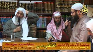 مناقشة الأبحاث والأحاديث بمكتبة مسجد أهل السنة بمنية سمنود 22 03 2017 3