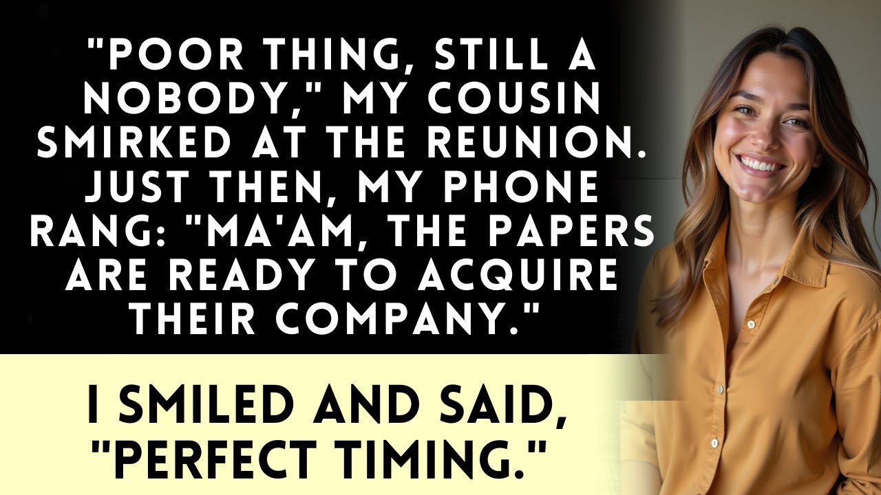 At The Family Reunion, They Called Me A Failure—Then My Assistant Called About Their Company's...