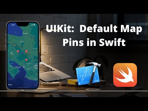 Default MapView Pins in Swift UIKit