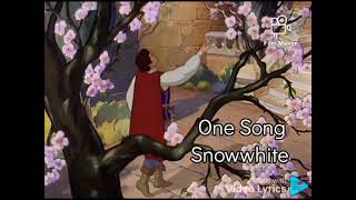 One Song. Song lyrics. Snowwhite and the seven dwarfs