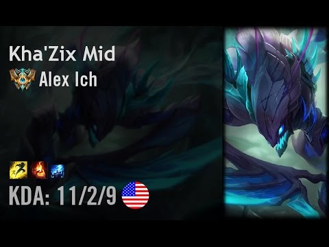 Kha'Zix Mid vs Zed - Alex Ich - NA Challenger Patch 6.7