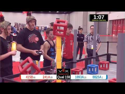 2015 VRC Arts Q159 - 415B 241A vs 1893A 8825A - 44 to 62 - VEX Worlds 2015 - Arts Division